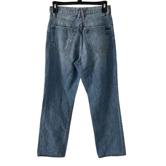 SLRVLAKE Women’s straight Leg Blue Denim Jeans Size 26 - Picture 3 of 7